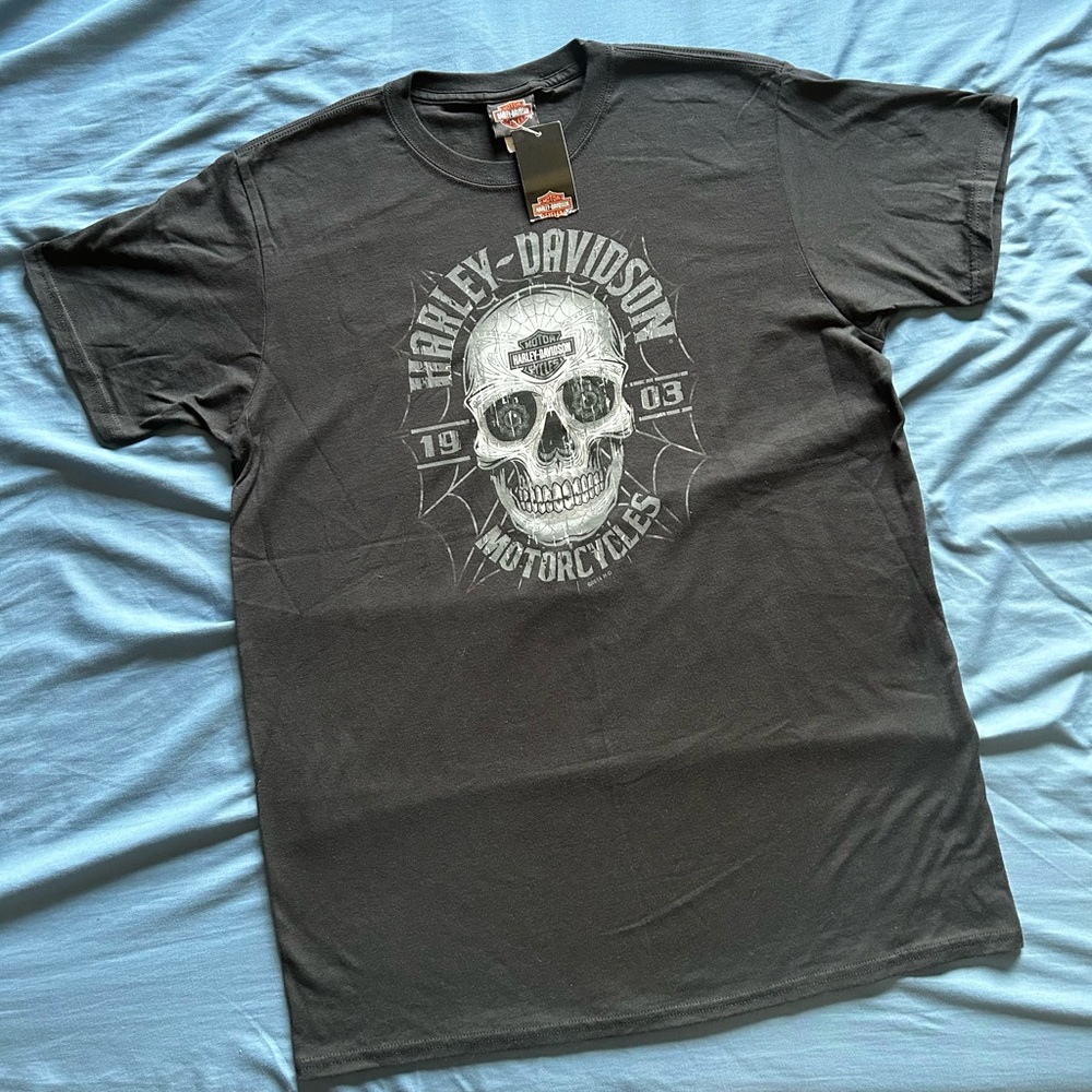 Harley Davidson Web Skull 2016 South Dakota tee